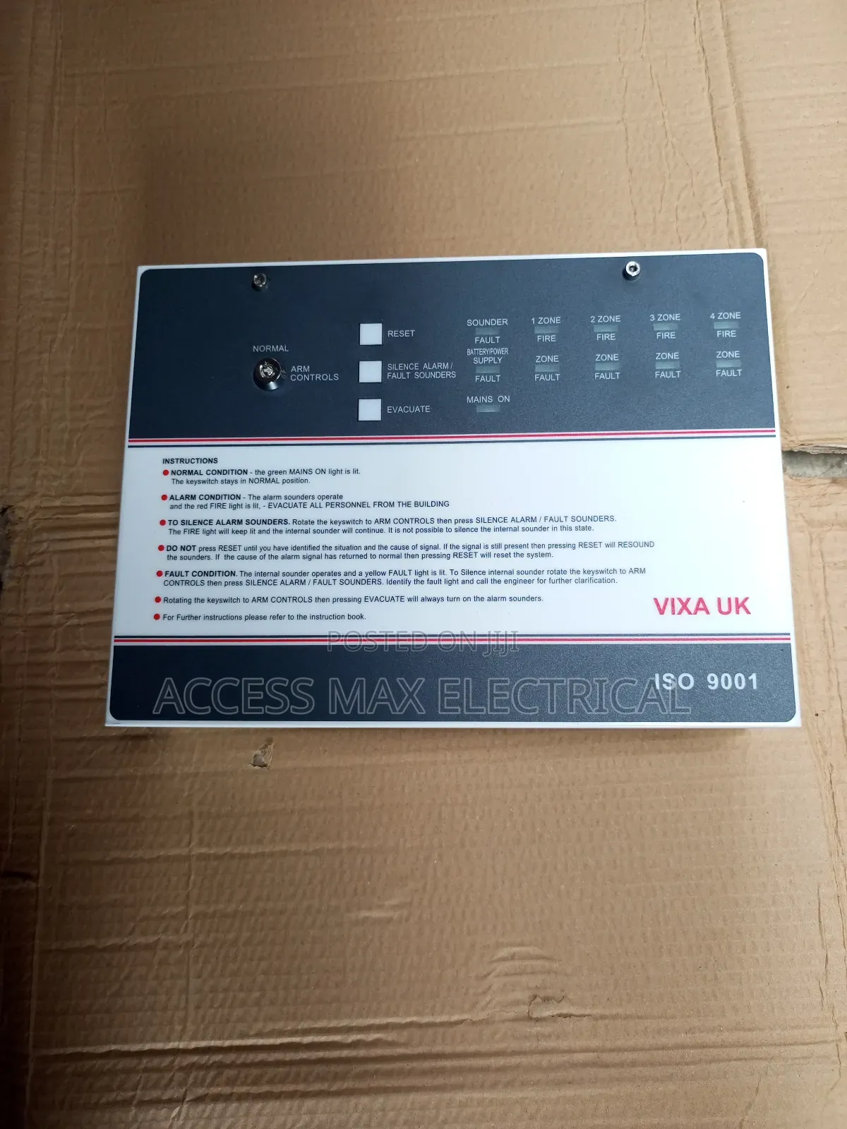 Vixa Uk  2 Zone Panel