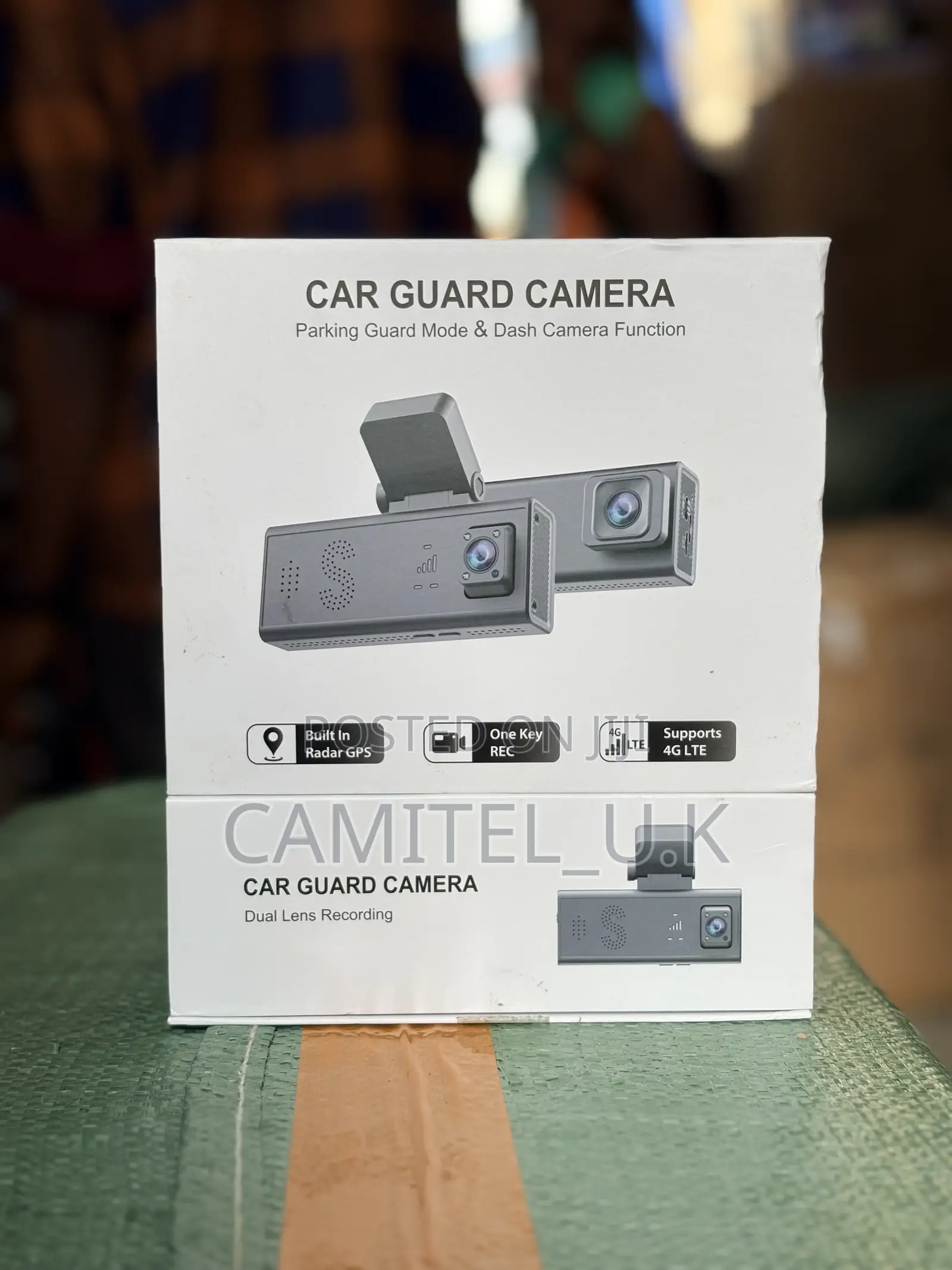 4g Ubox Dual Lens Car Guard Camera