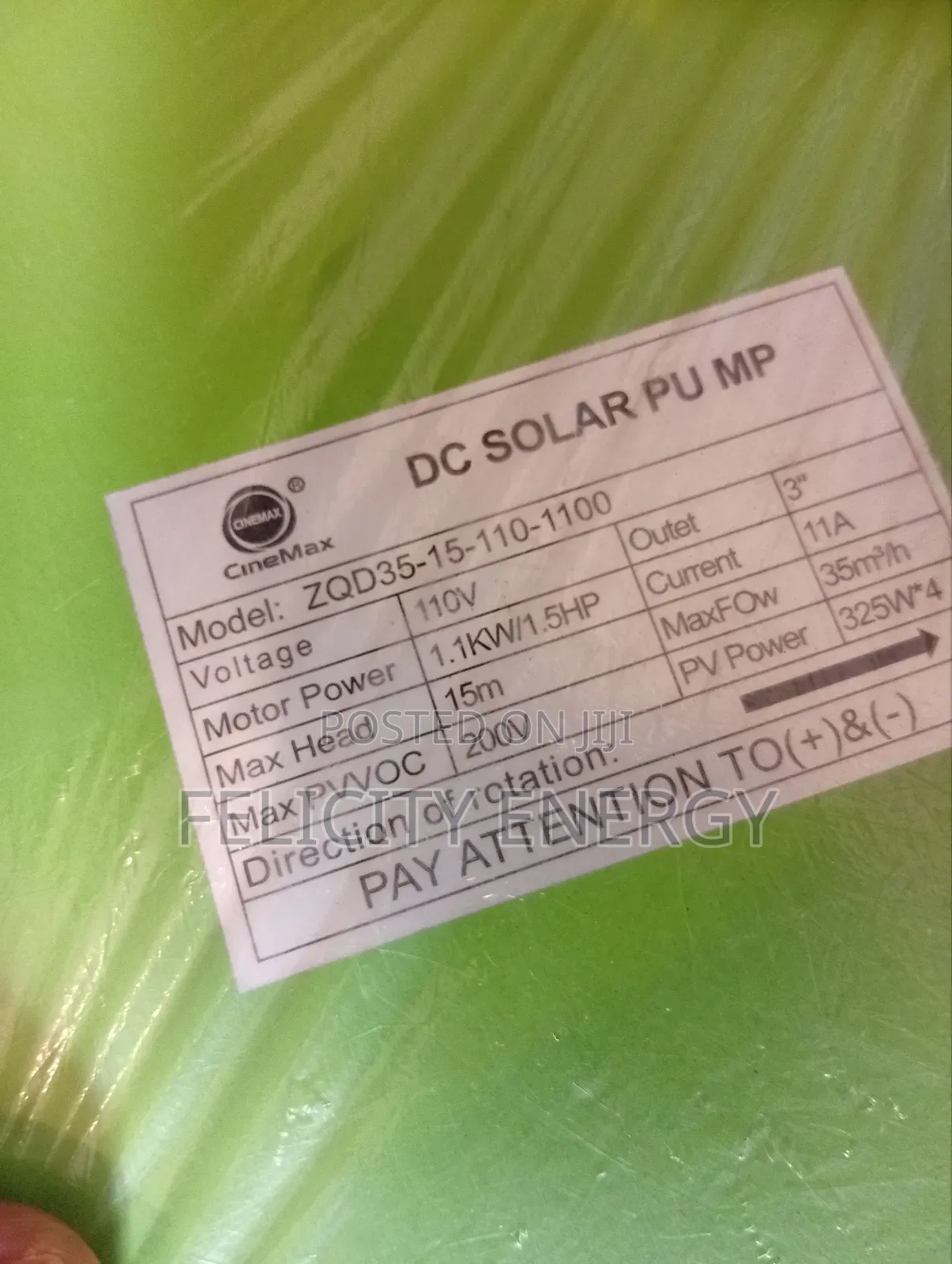 Cinemax Dc Pump 1.5hp