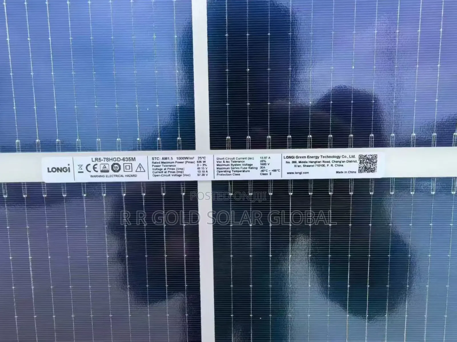 635w Solar Panel