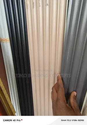 Round Shape and Flat Fluted Panel