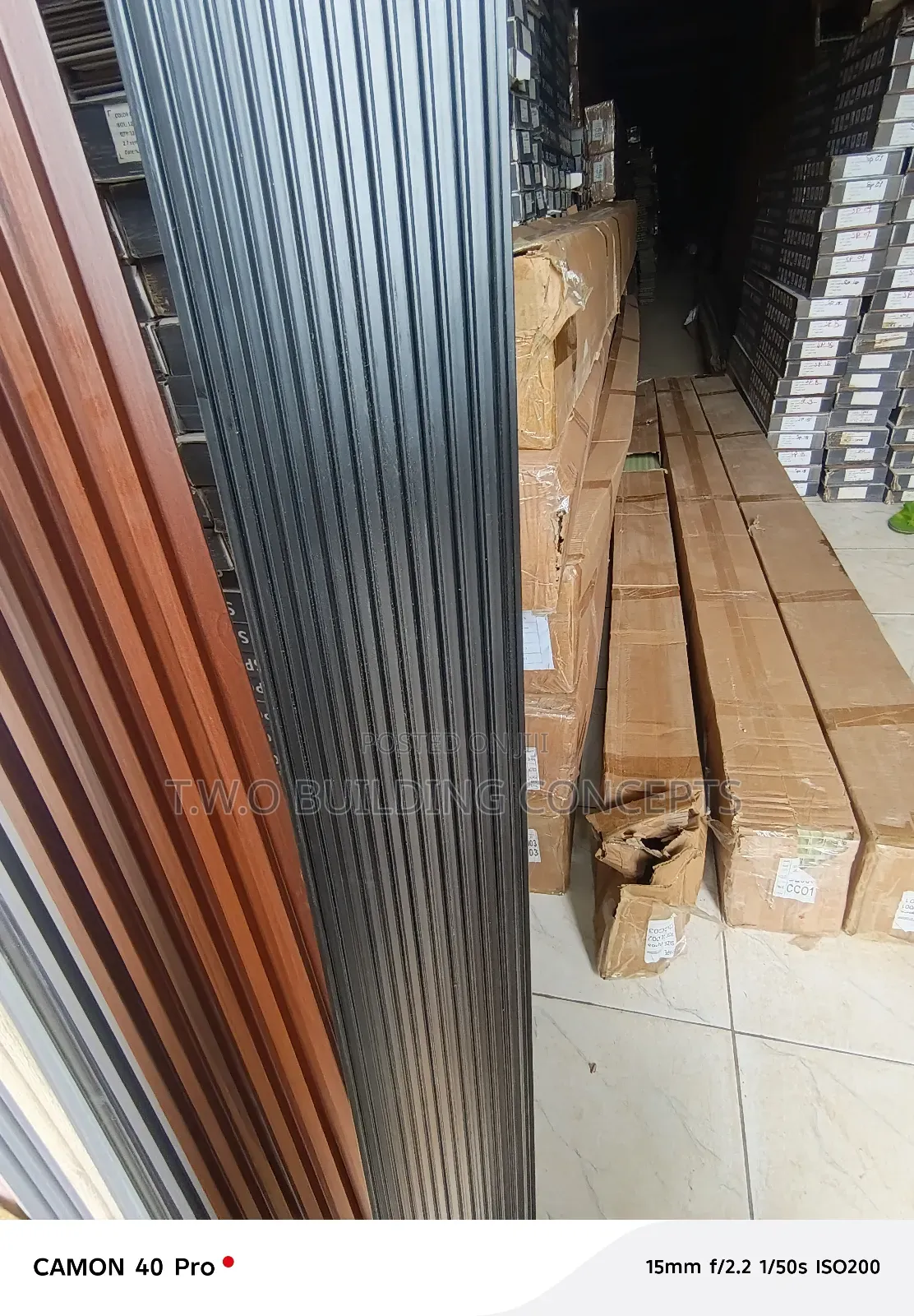 Round Shape and Flat Fluted Panel