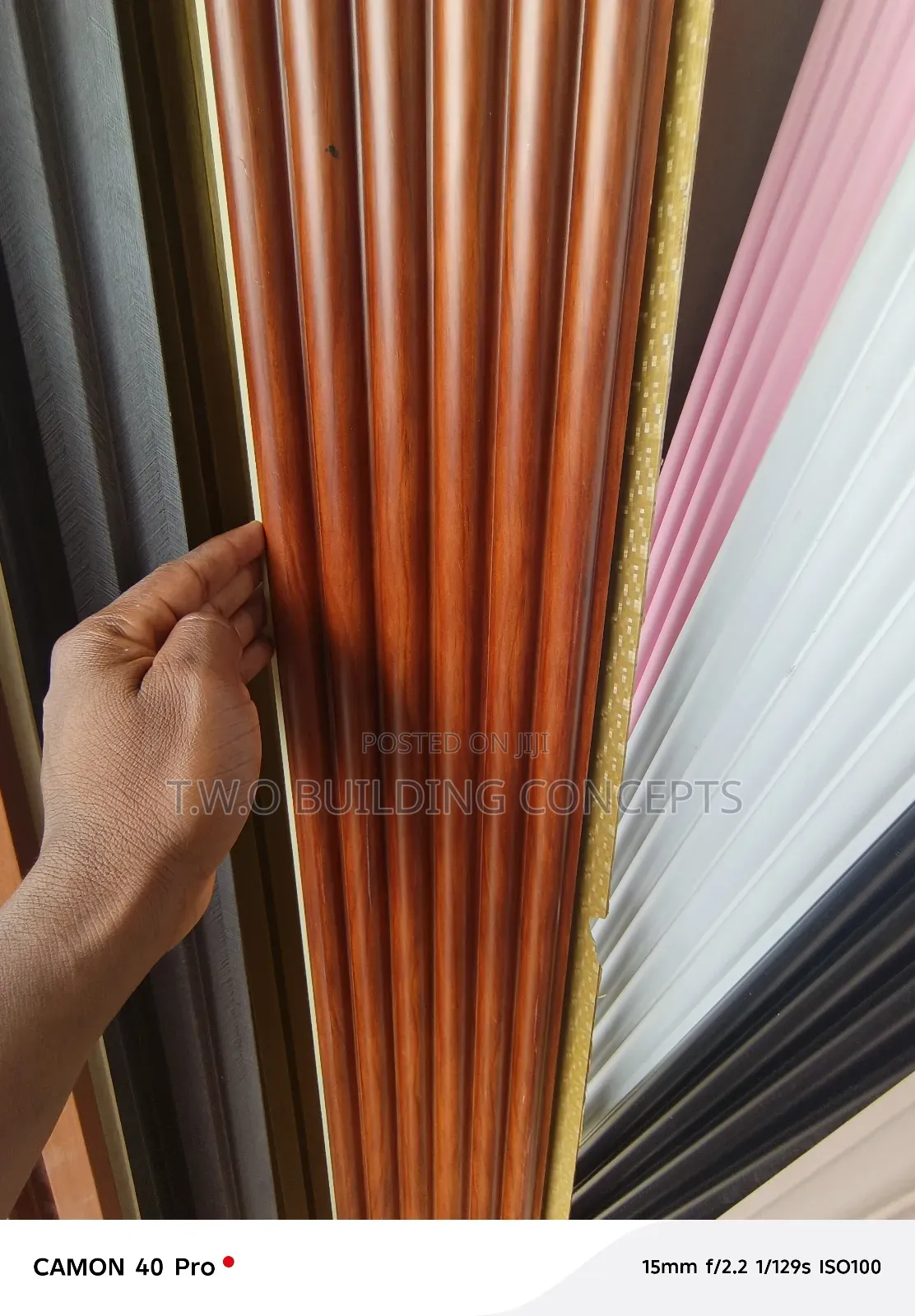 Round Shape and Flat Fluted Panel