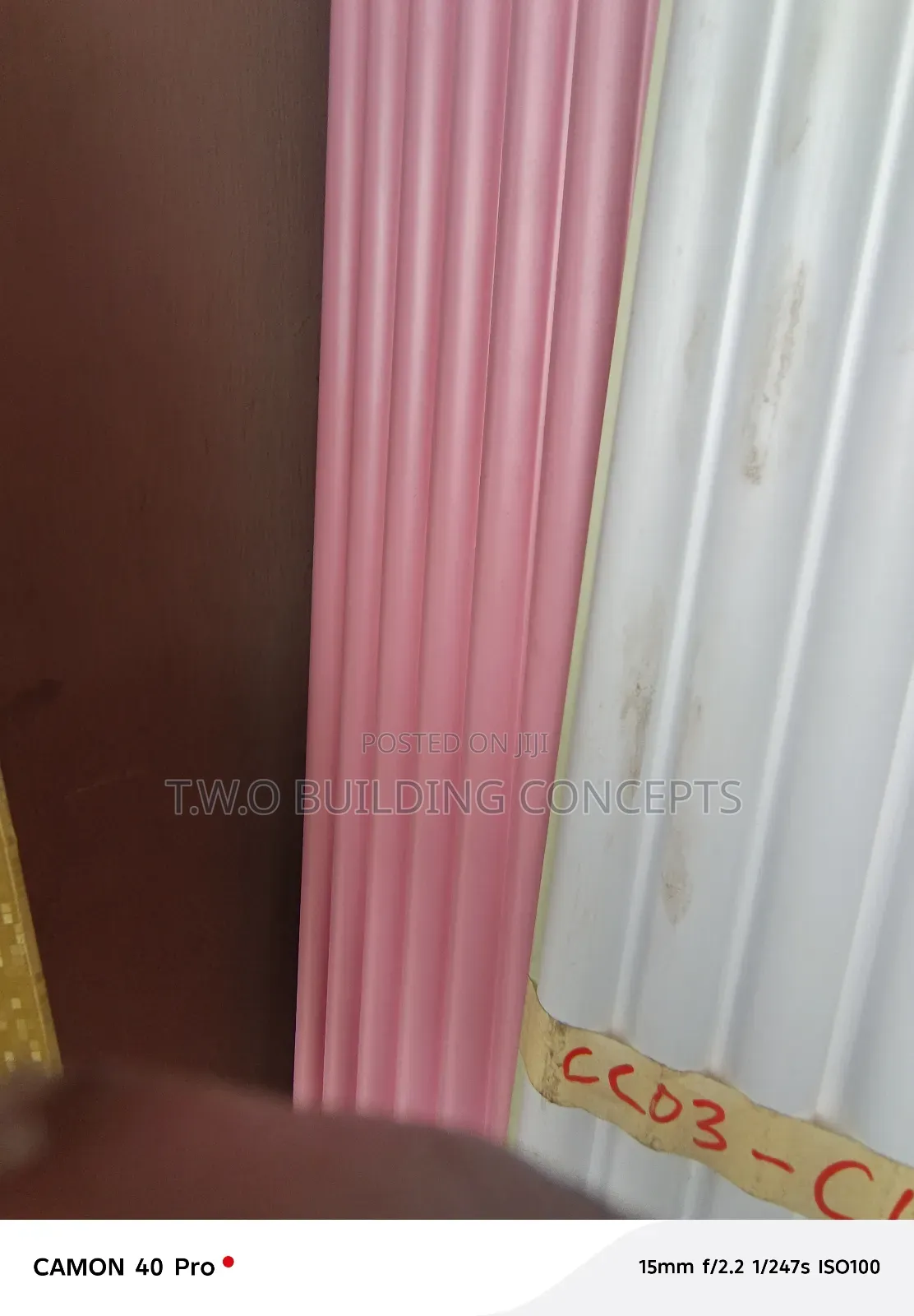 Round Shape and Flat Fluted Panel