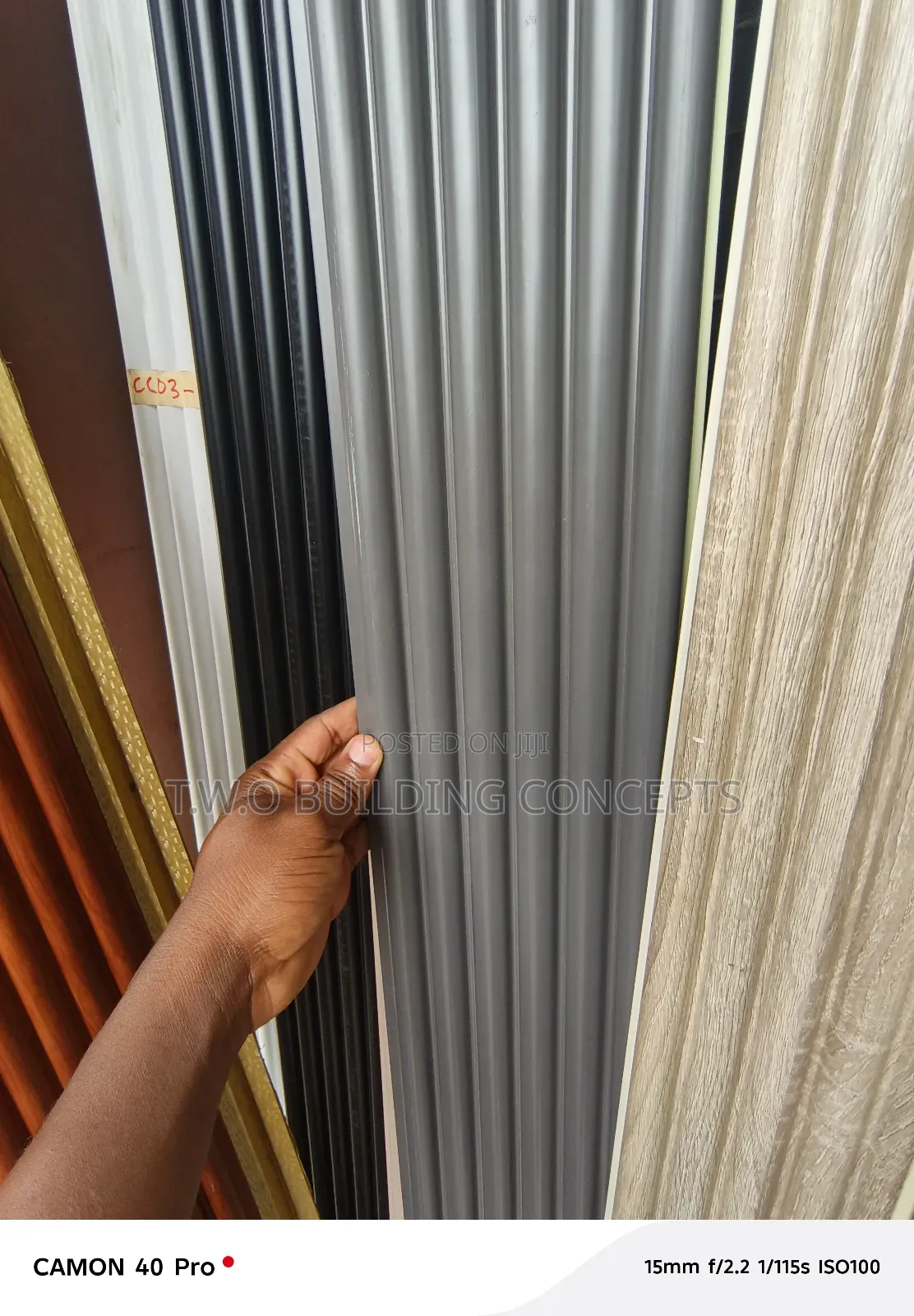 Round Shape and Flat Fluted Panel