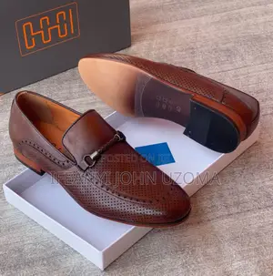 Oggi Classic Brown Color Leather Corporate Shoe