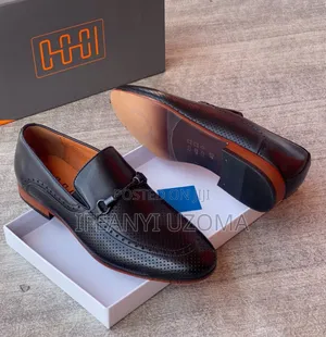 Black Color Soft Leather Men Corporate Shoe