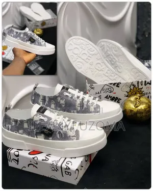 Big Dolce and Gabbana Luxury Sneakers Shoes