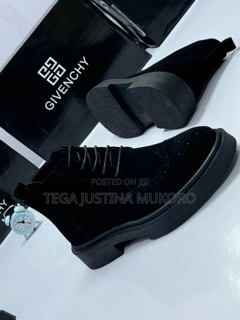 Men's Suede High Sole Boot