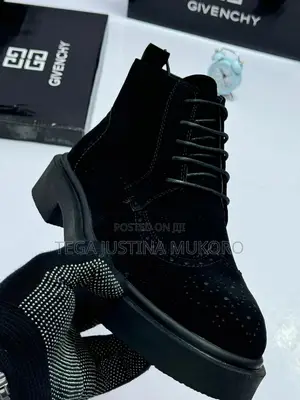 Men's Suede High Sole Boot