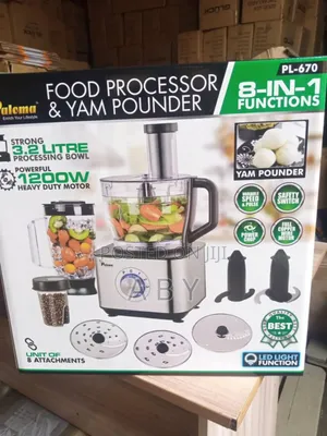 8 in 1 Paloma Yam Pounder Food Processor