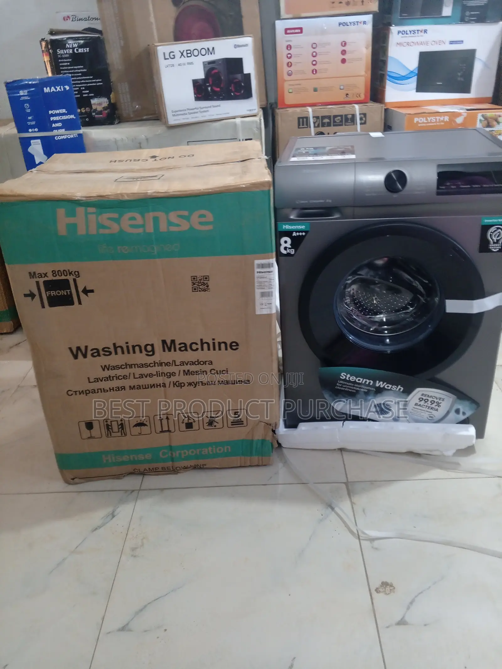 Hisense 8012s Front Loader 8 Kg (Wm 8012s)