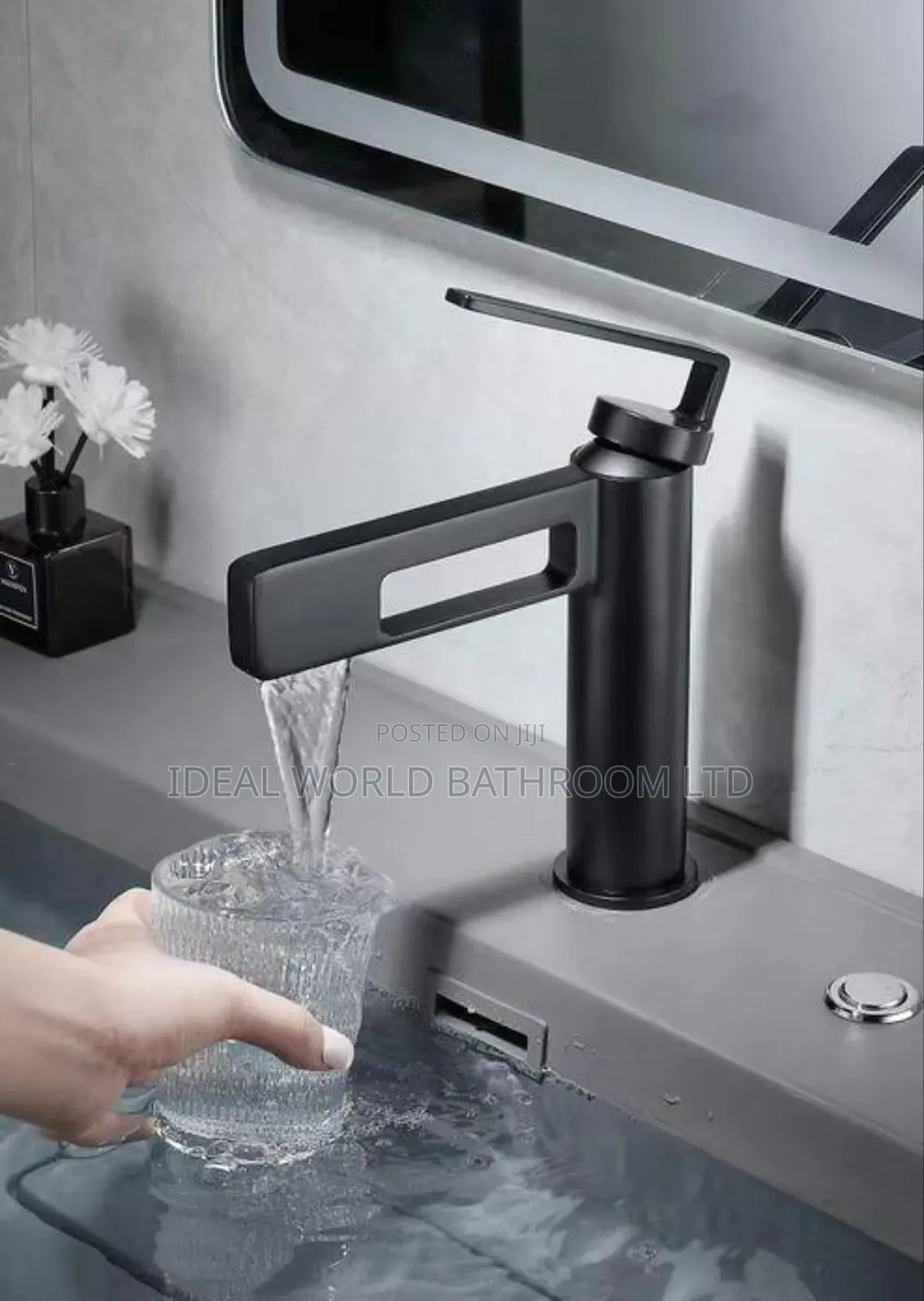 Quality Black Basin Mixer Tap