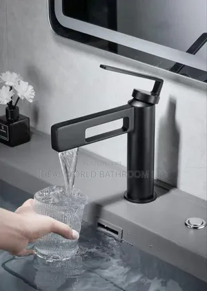 Quality Black Basin Mixer Tap