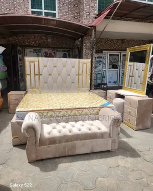 High Quality Luxury 6by6 Padded Bedframe.