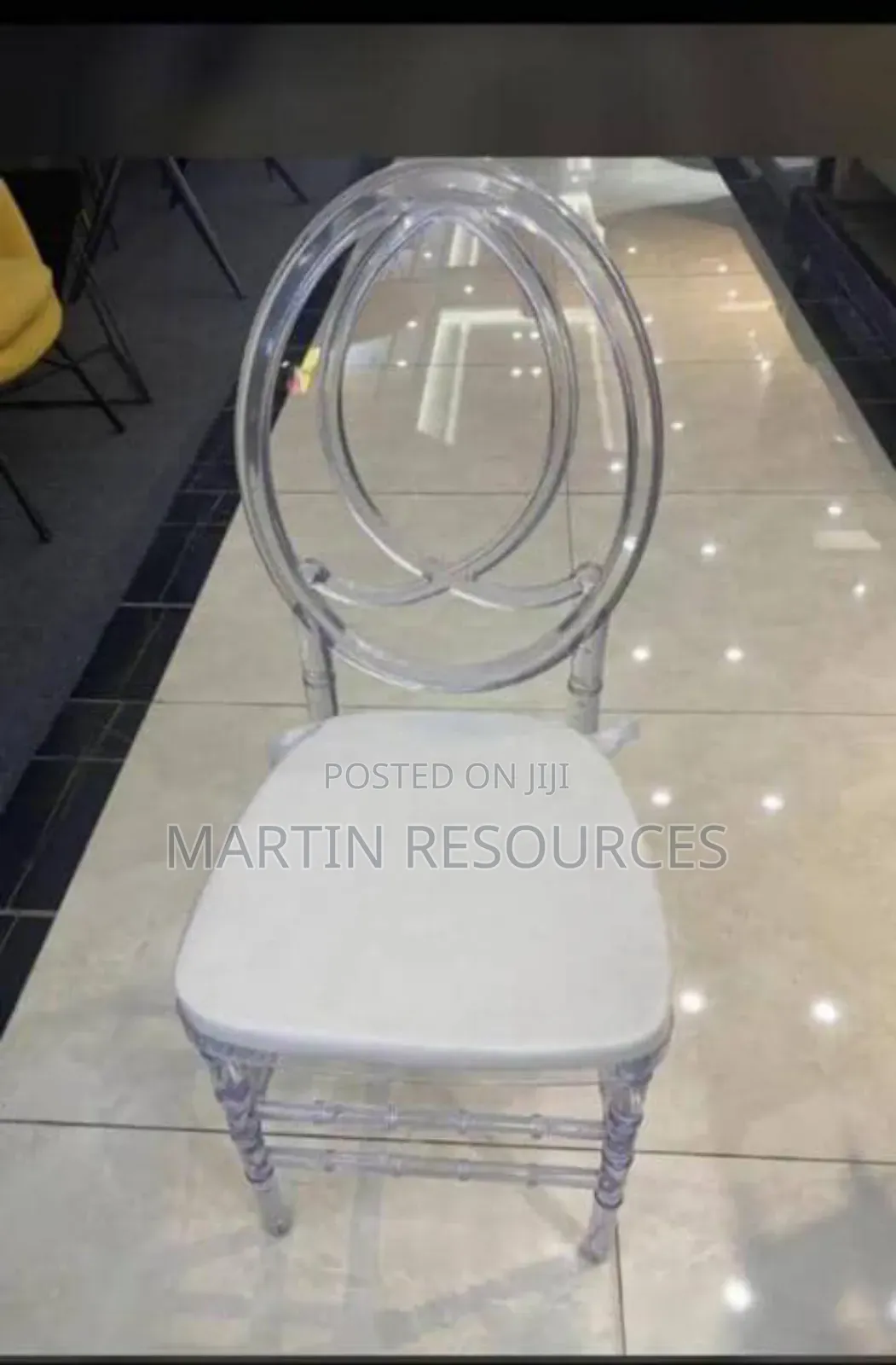 Round Back Acrylic Event Chair