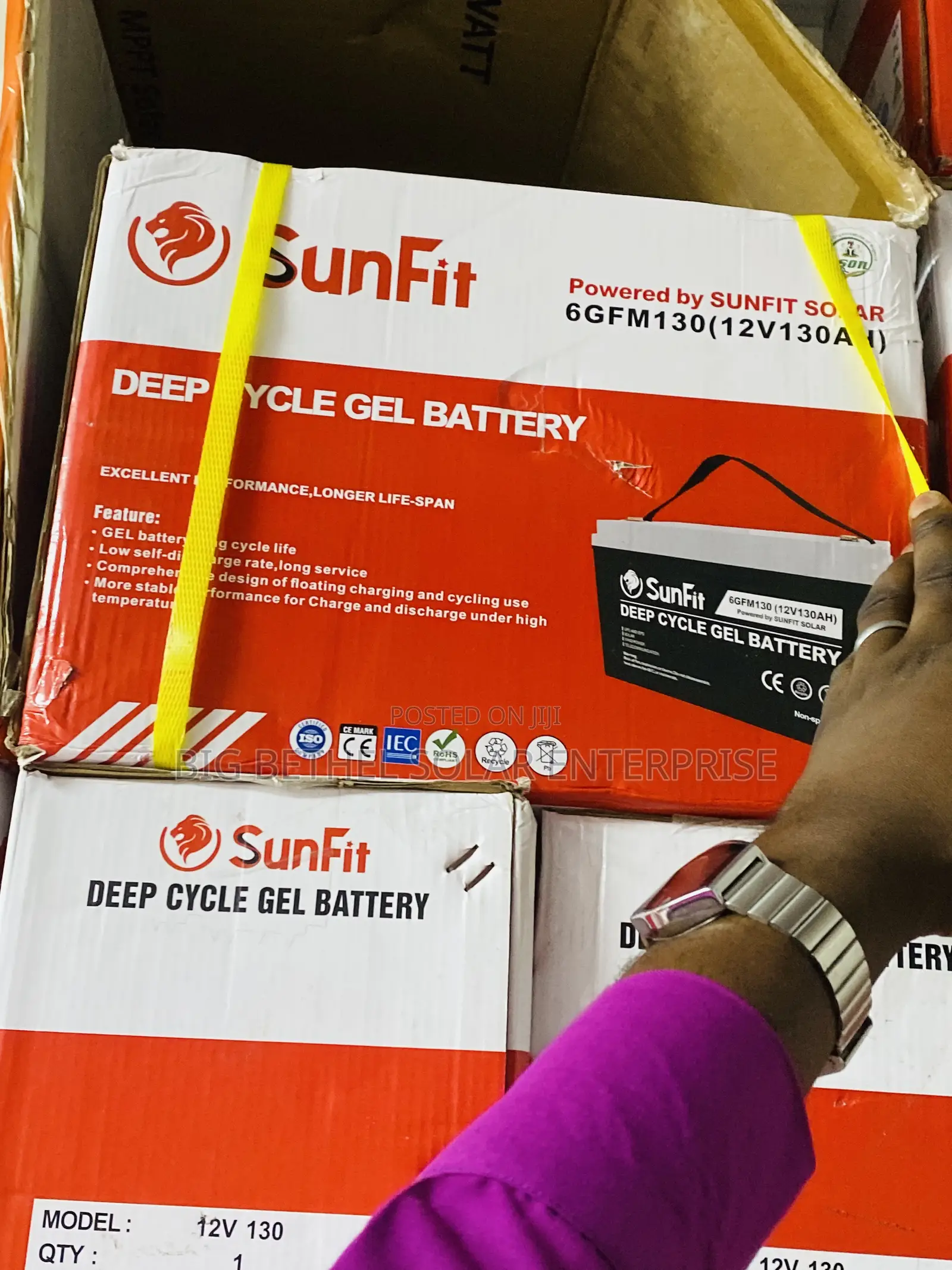 100ah 12v Sunfit Solar Battery