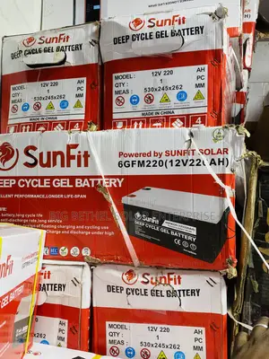 220ah 12v Sunfit Solar Gel Battery