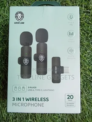 3in1 Green Lion Wireless Mic