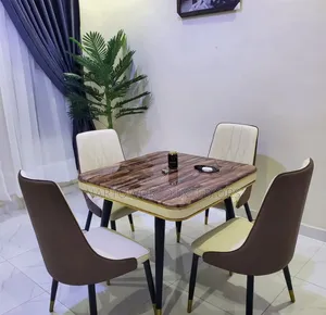 Standard Quality Marble Dining Table by 4