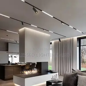 Smart Magnetic Track Rail Lighting System Modern Flexible Led Spotligh