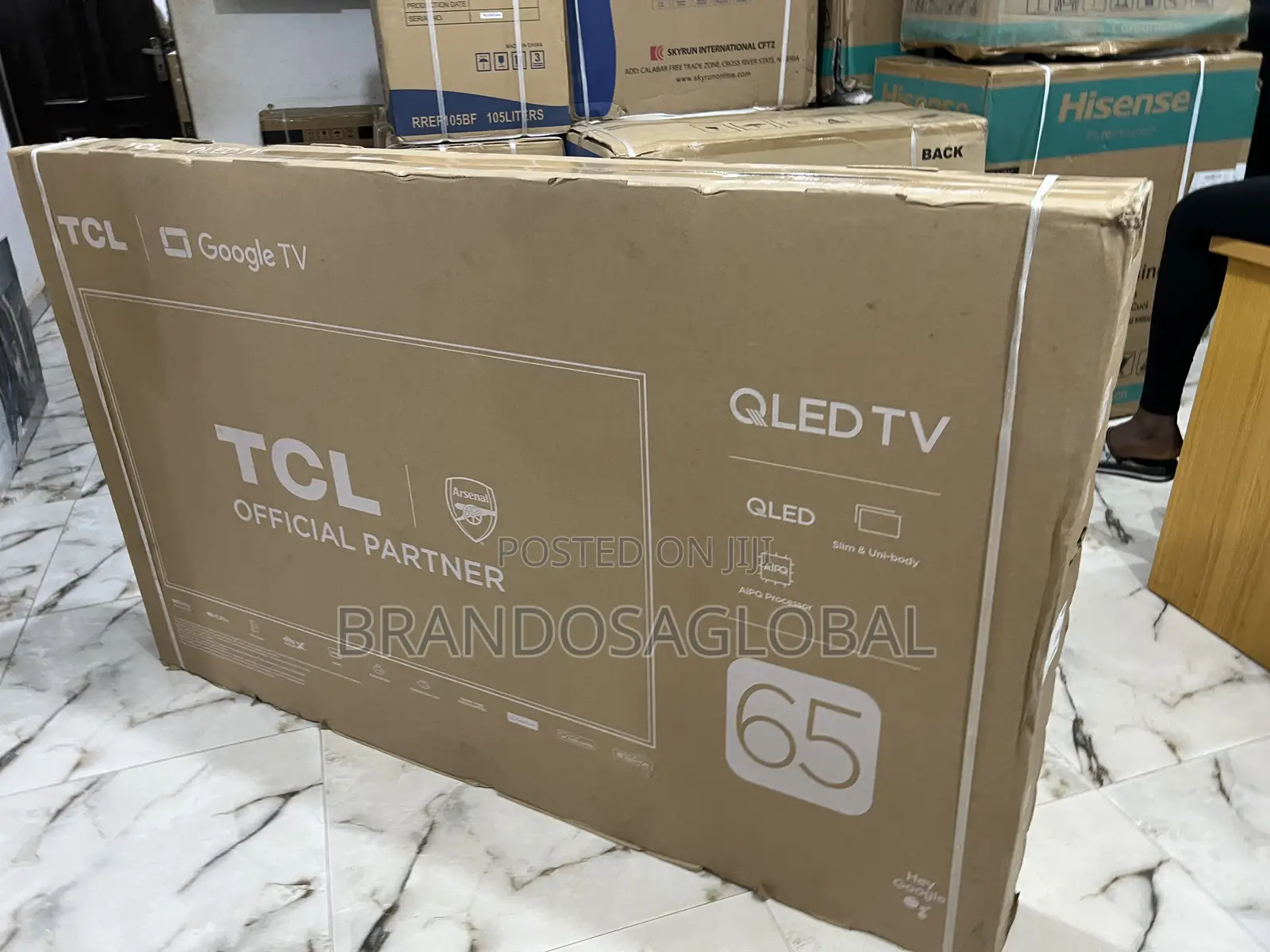 TCL 65 Inch Qled Smart Android Tv – Ai-Powered Display Engine