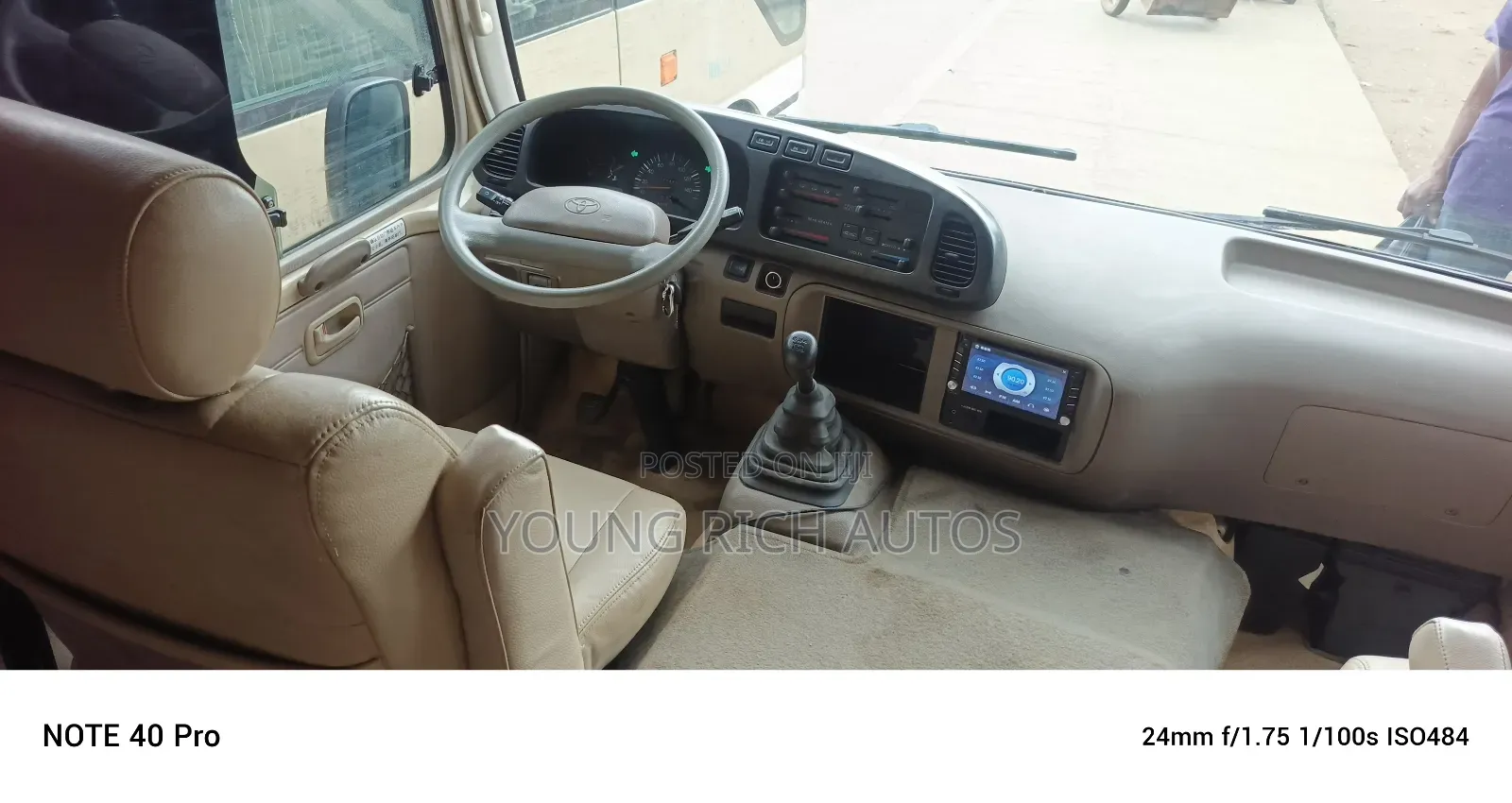 Toyota Coaster 2015 Gold