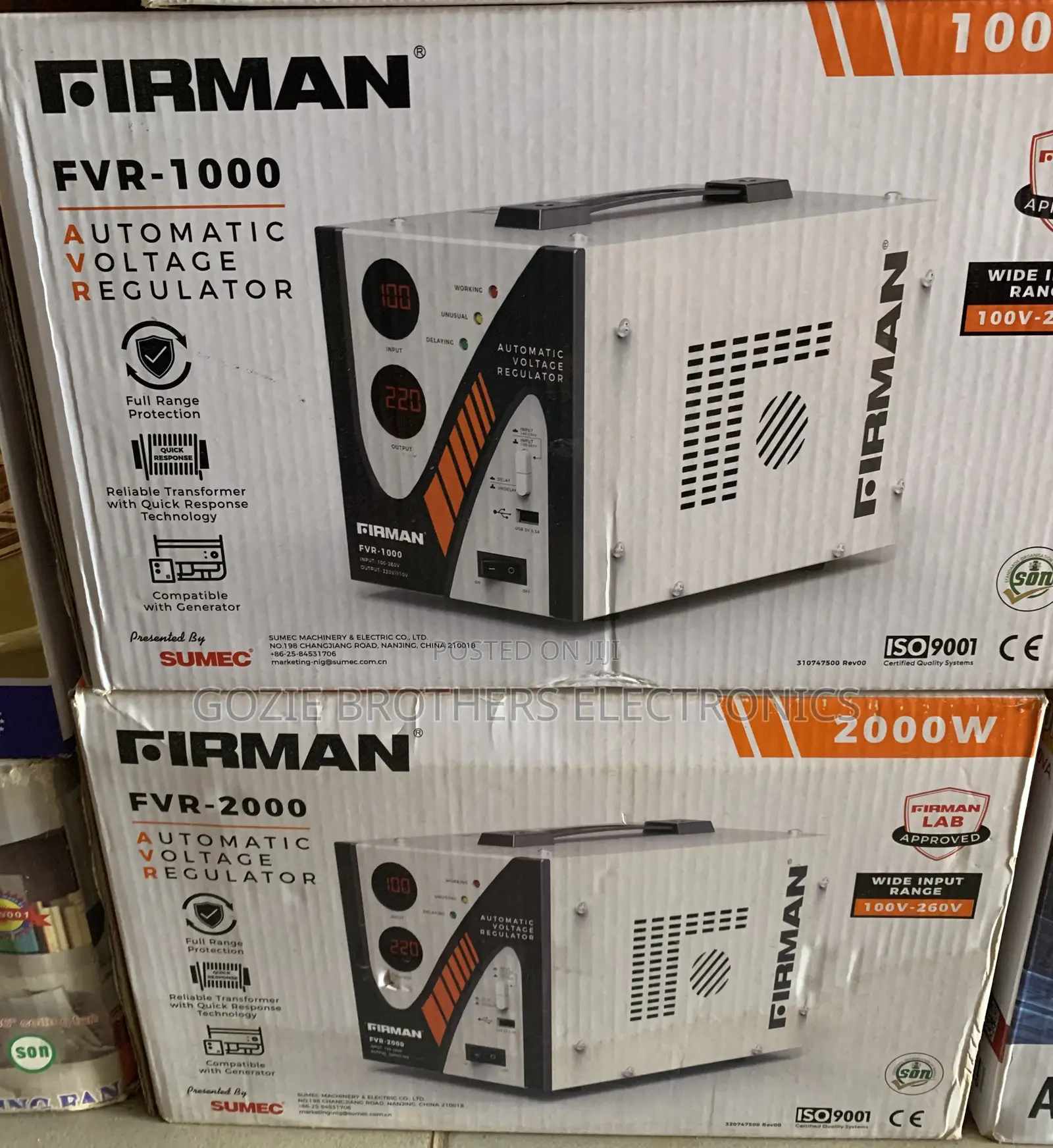 Firman Automatic Voltage Stabilizer(Digital Display)2000 Kva