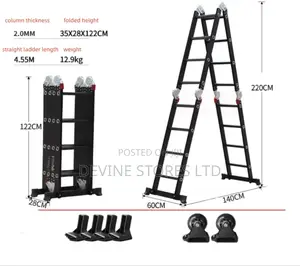 4×4 Aluminun Foldable Turkey Ladder (Heavy Duty)