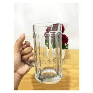 Beer Glass Cups With Handle (6)Pcs