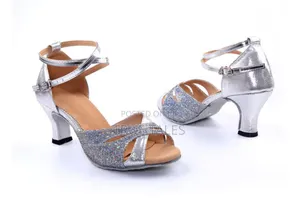 Girls Embelished Glitter Open Toe Shoes