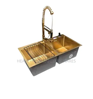 Gold Handmade Kitchen Sink 1