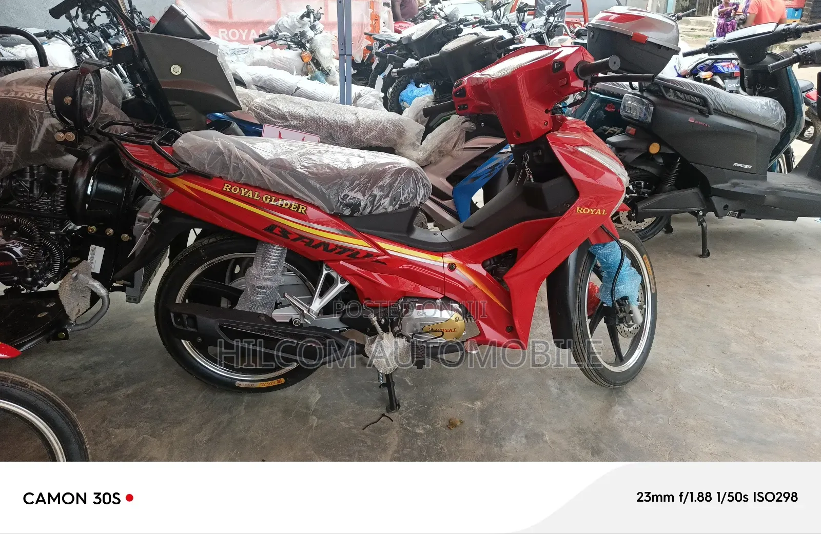 New Royal Motorcycle 2025 Red