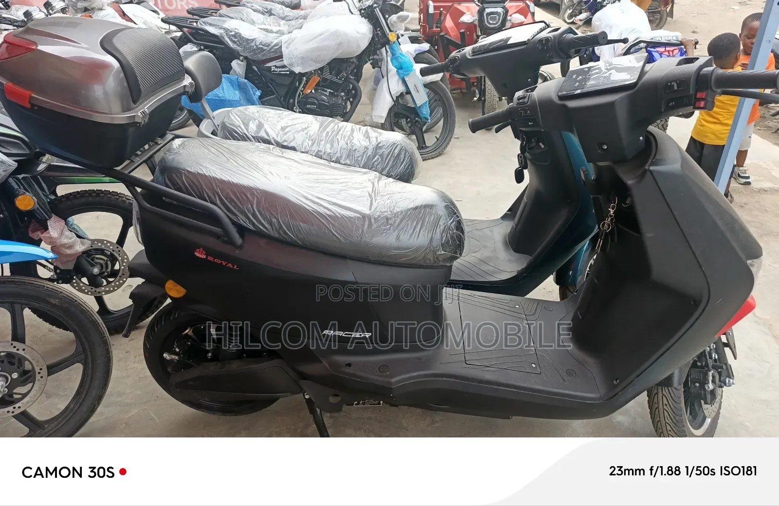 New Royal Motorcycle 2025 Blue