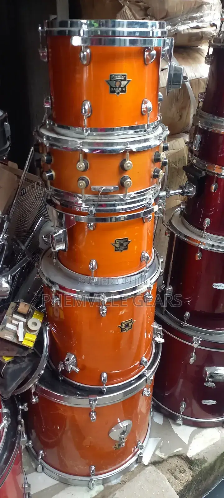 Premier Cabria Xpk  5set Uk Used Drumset