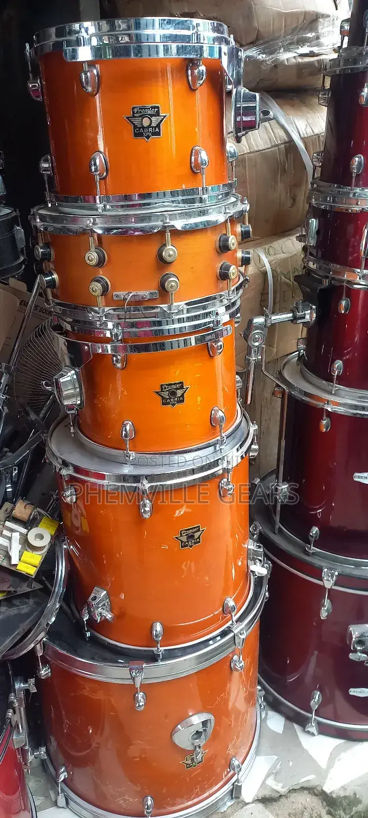 Premier Cabria Xpk  5set Uk Used Drumset