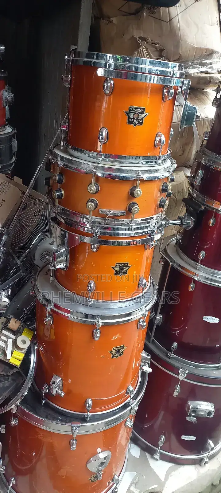 Premier Cabria Xpk  5set Uk Used Drumset