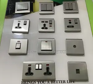 Copper Switches and Sockets With Usb in Different Designs and Colors