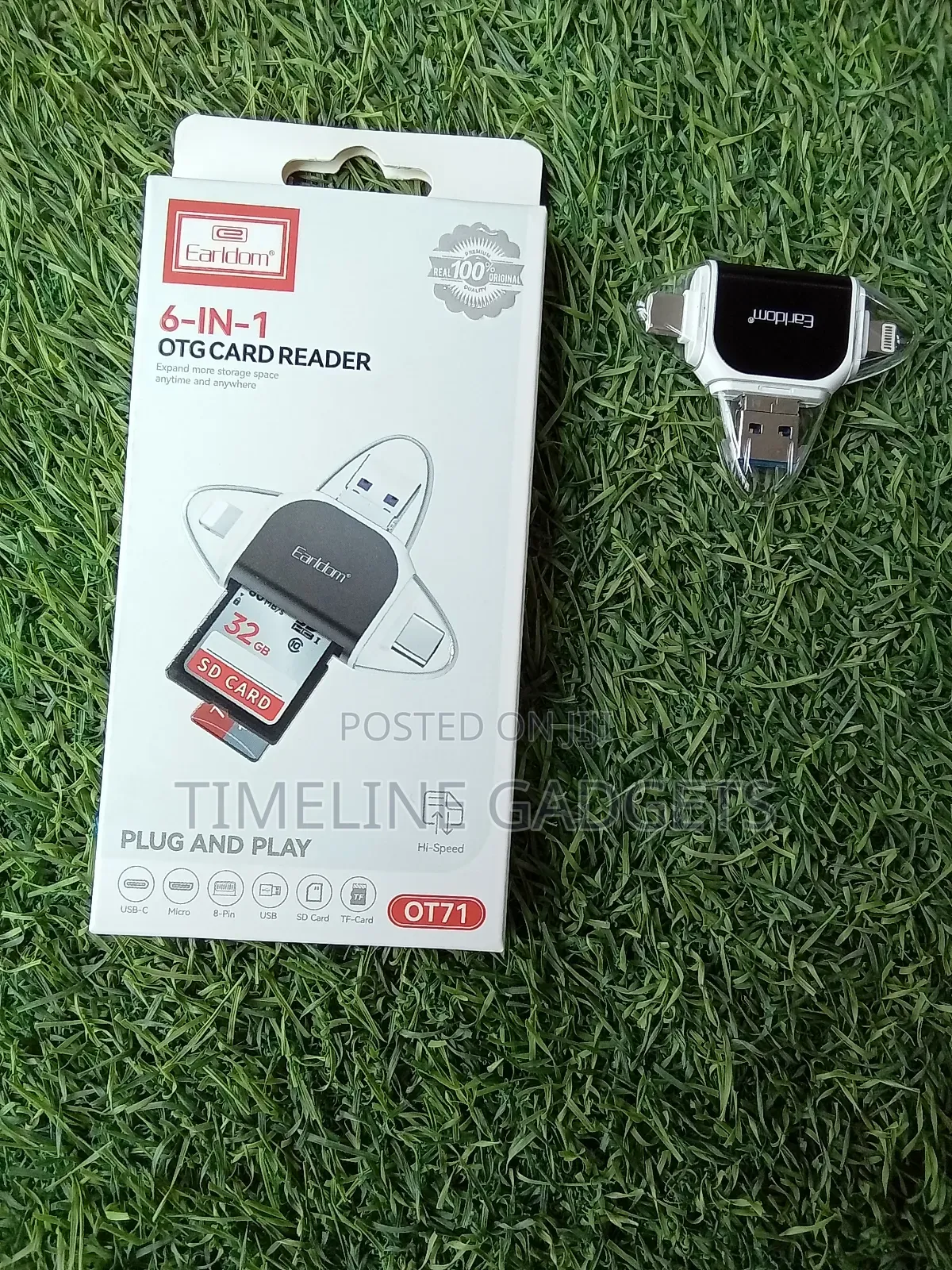 Earldom 6in1 Otg Card Reader