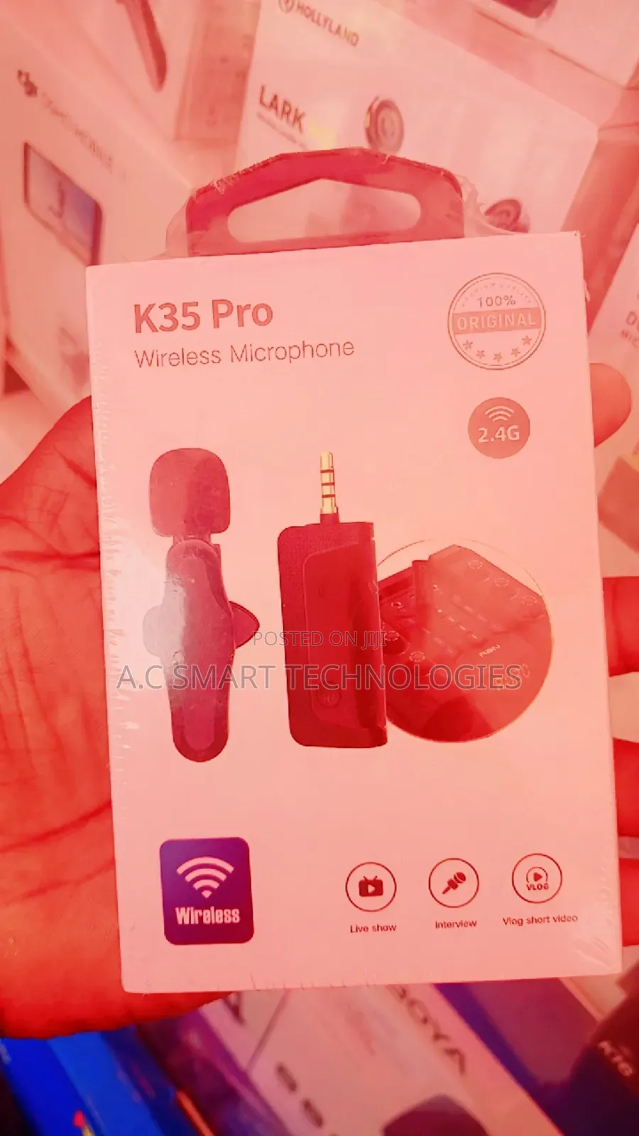 K35pro Dual Wireless Microphone
