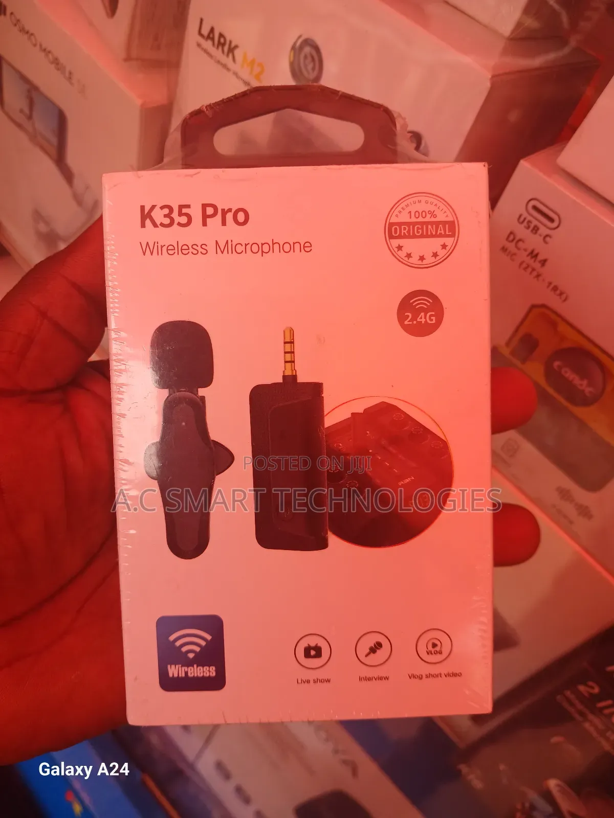 K35pro Dual Wireless Microphone