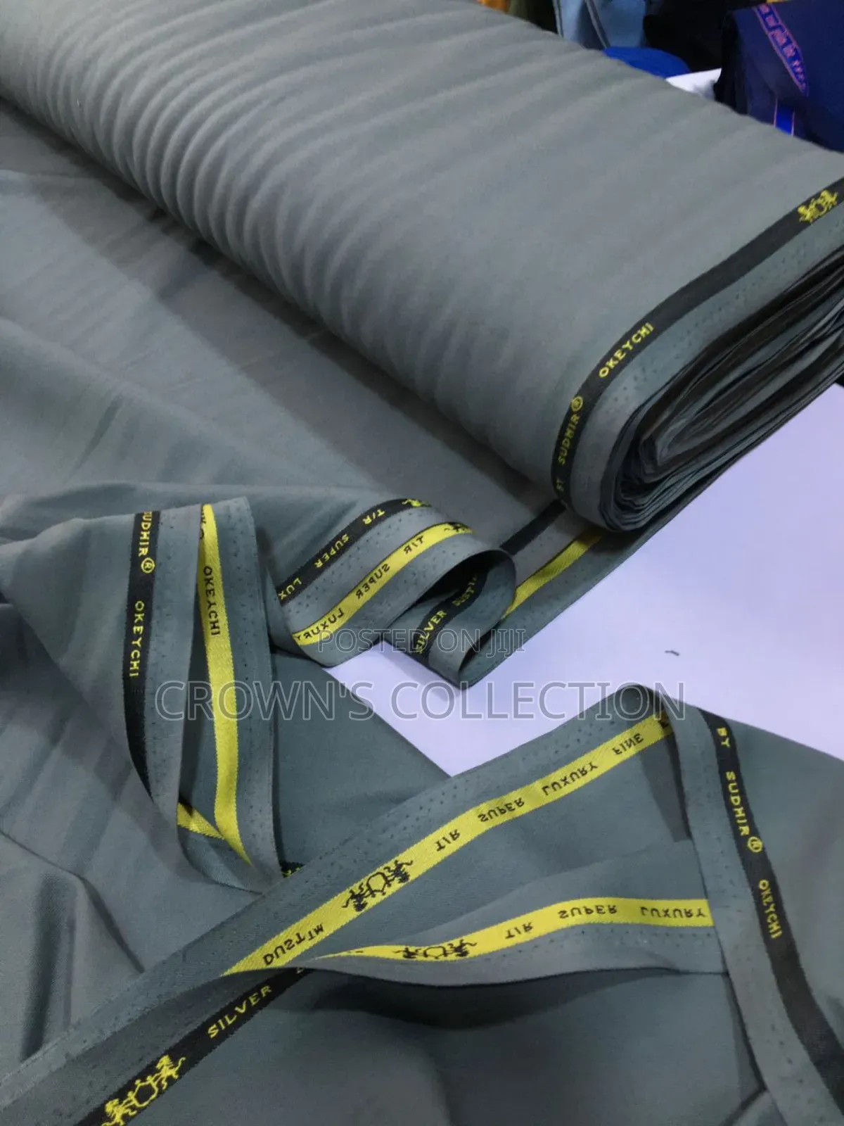 Silver Dust Senator Material Fabrics