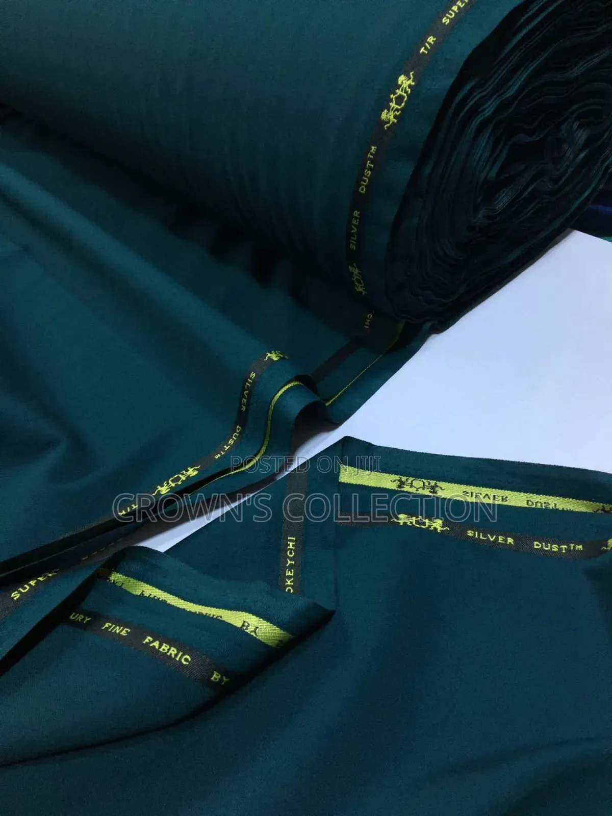 Silver Dust Senator Material Fabrics