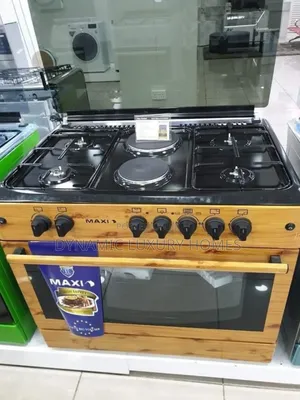 90cm by 6cm Maxi 4 Burner Gas and 2 Electric Cooker and Oven
