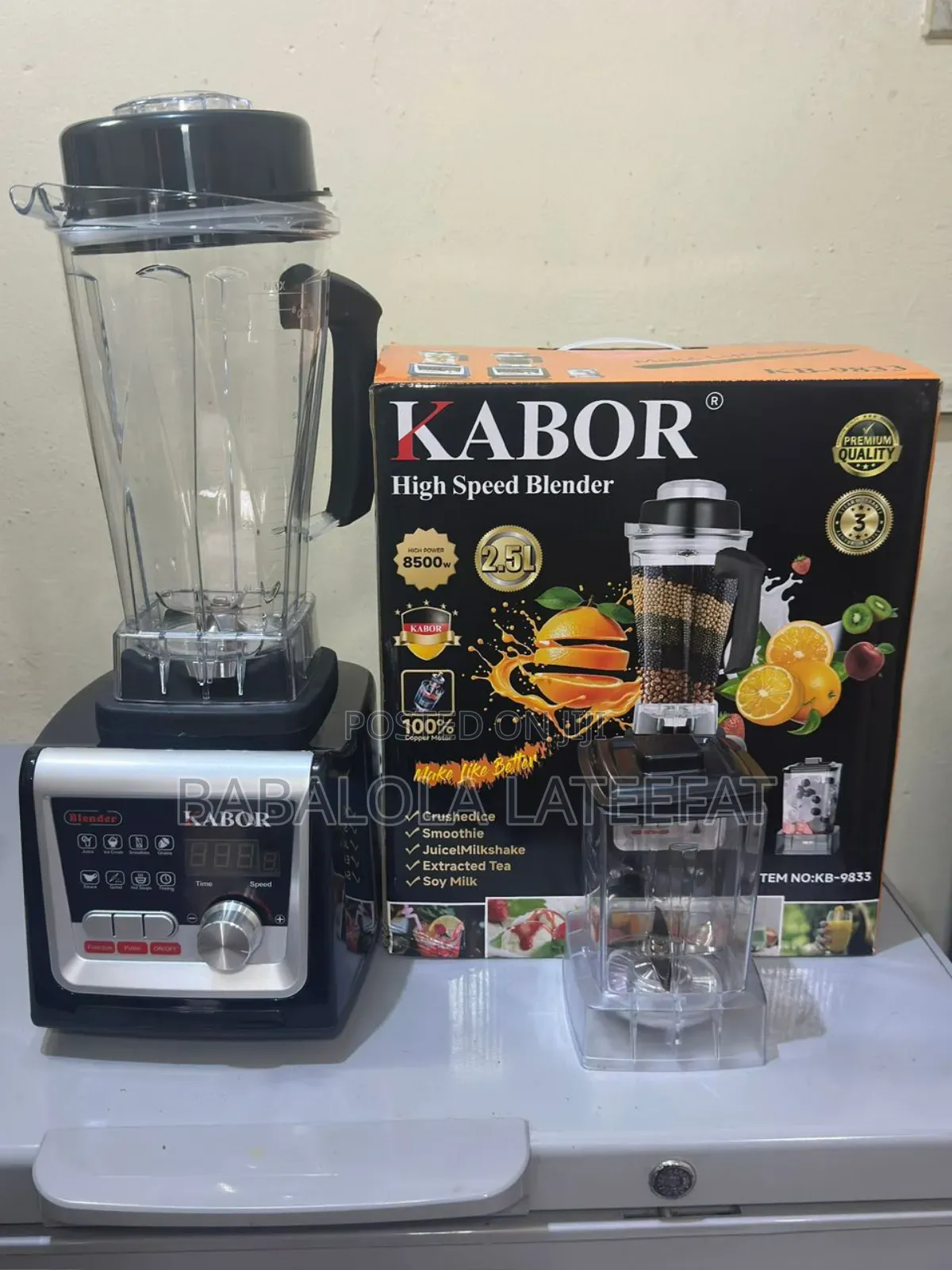 Kabor Digital High Speed Blender