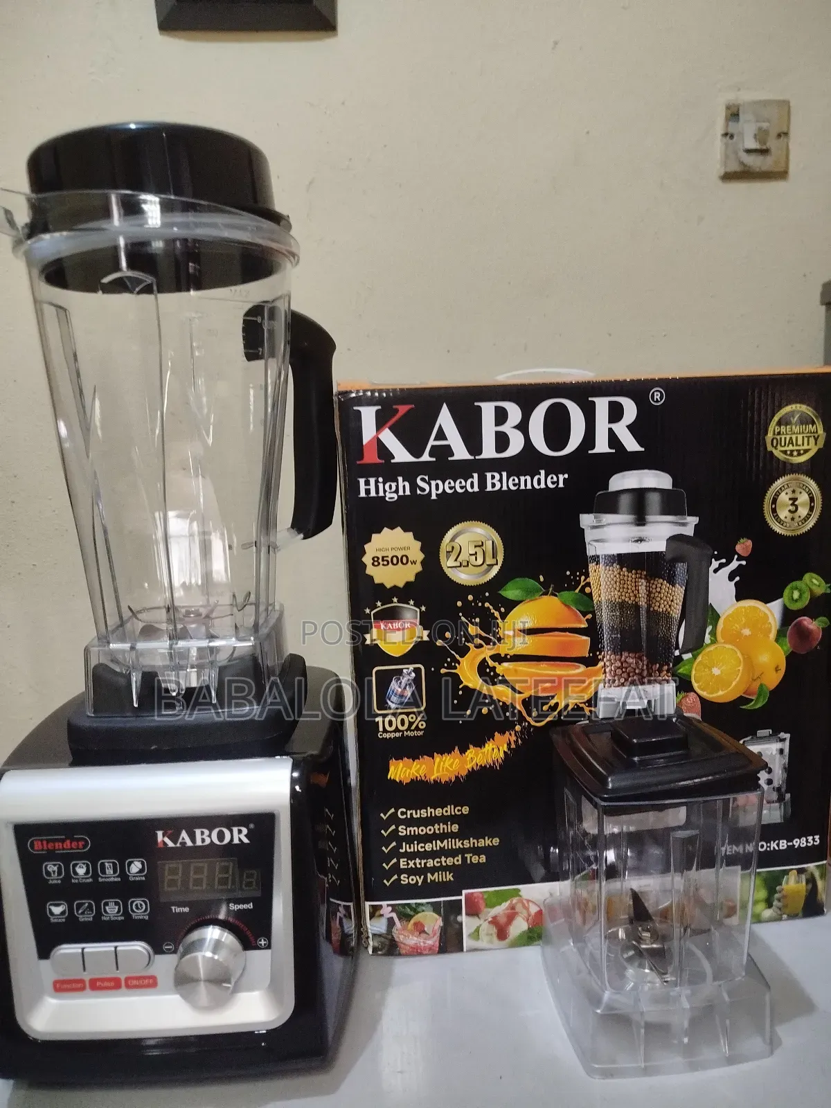 Kabor Digital High Speed Blender