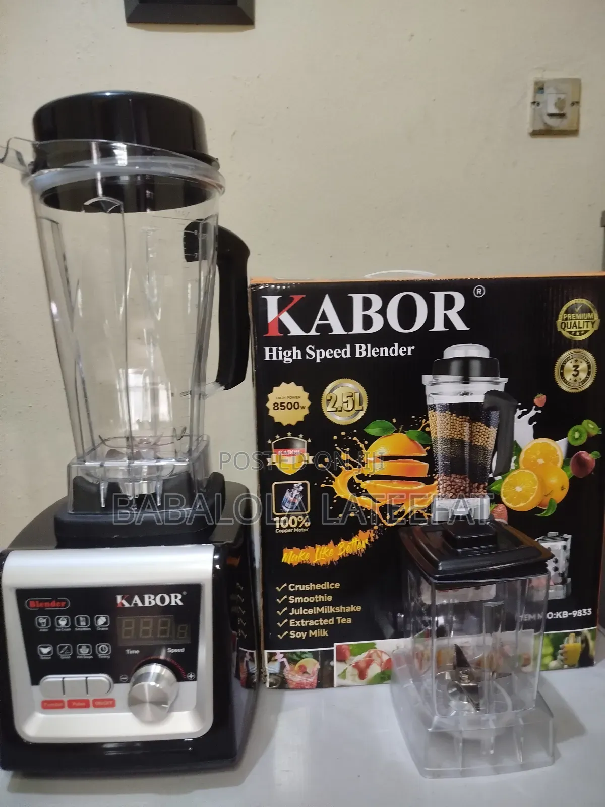 Kabor Digital High Speed Blender
