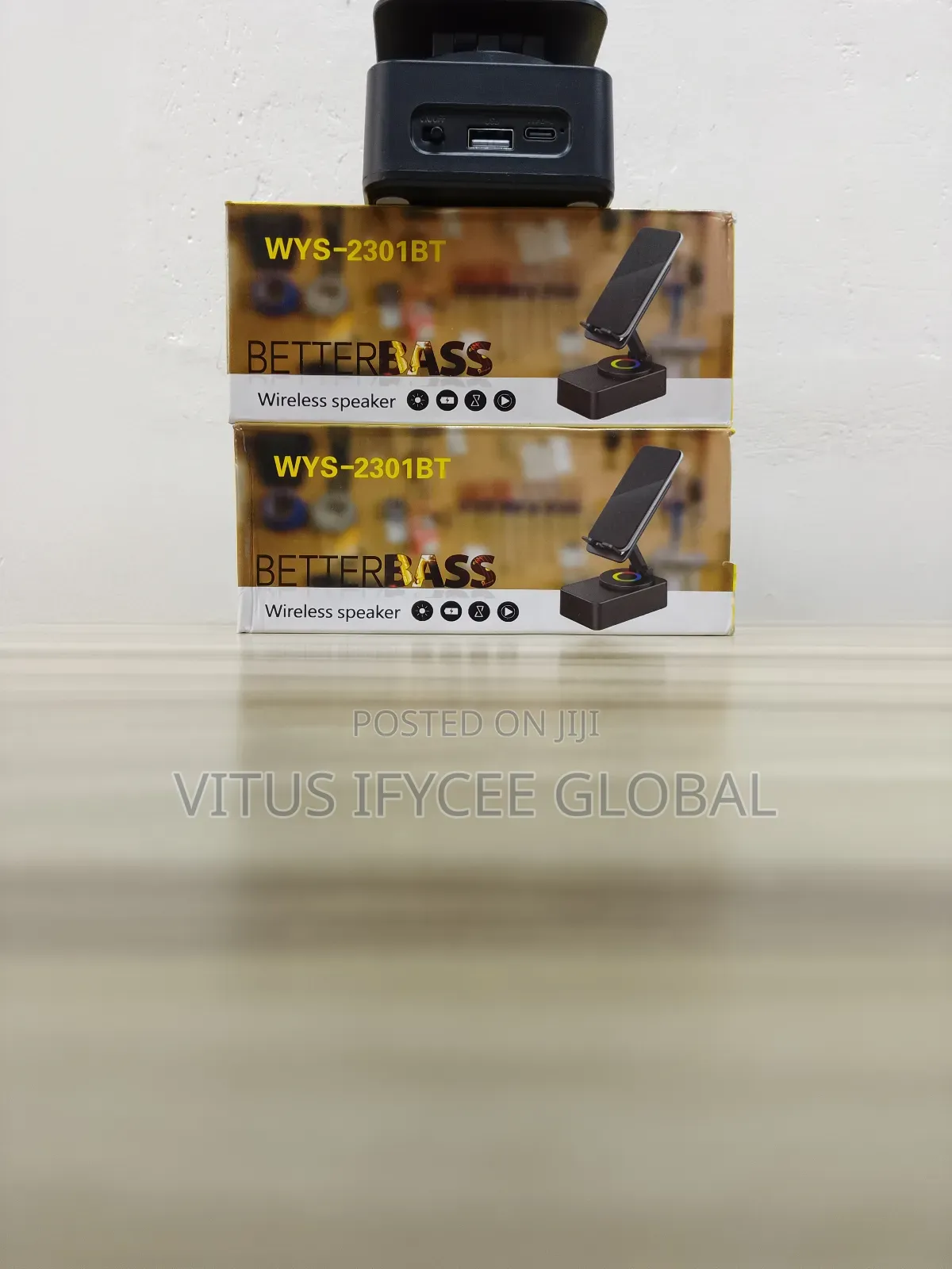 Phone Stand With Bluetooth Speaker