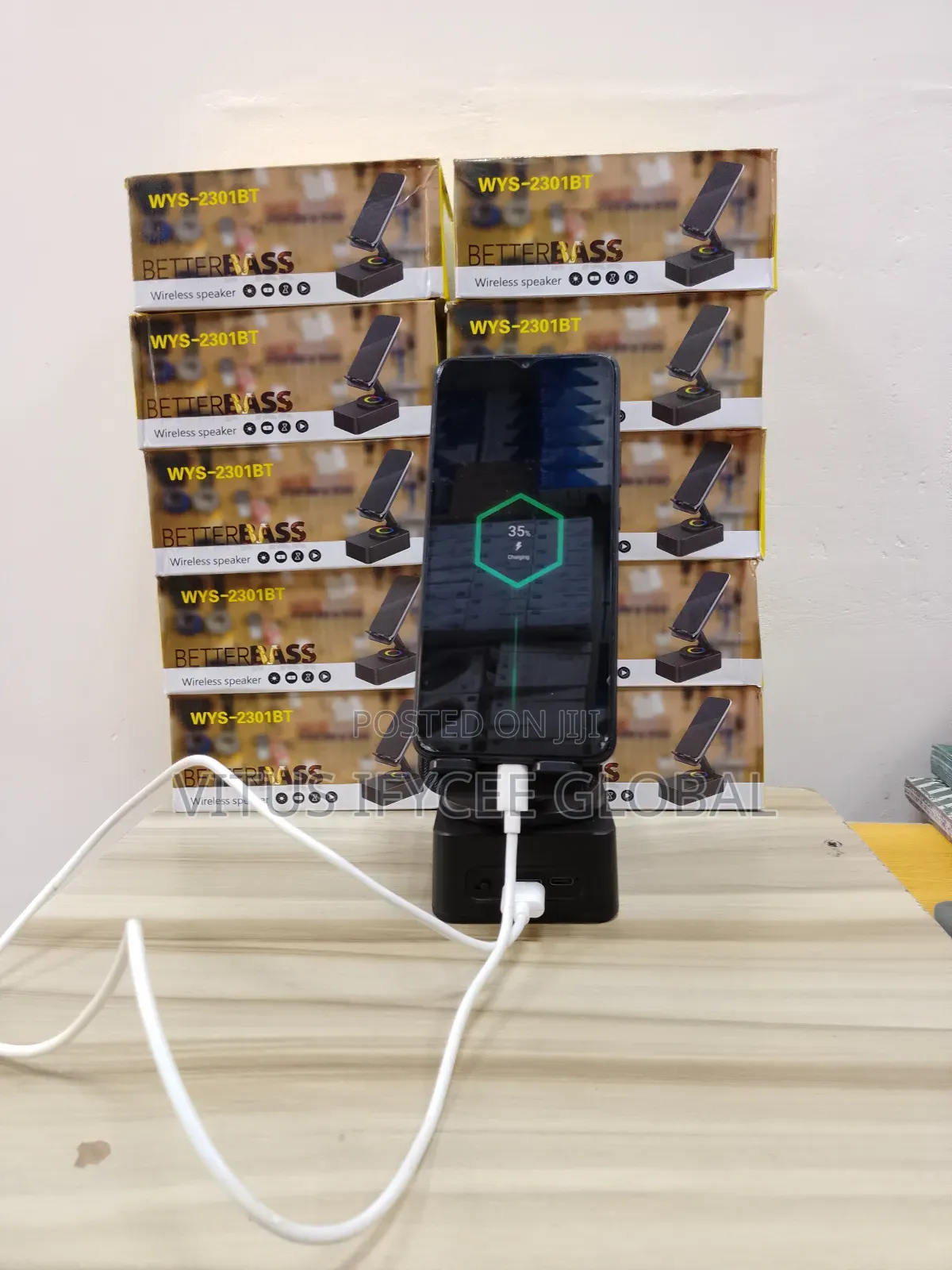 Phone Stand With Bluetooth Speaker