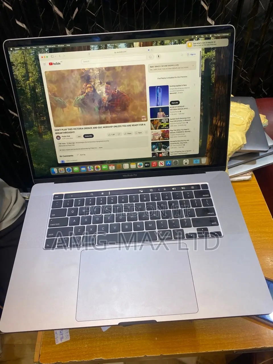 Laptop Apple MacBook Pro 2019 32GB Intel Core i7 SSD 512GB
